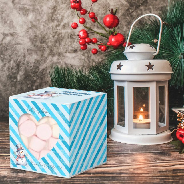 Snowman Pillows Christmas favor naughty elf Boxes (Creator Uploaded)