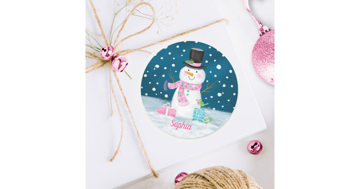 Christmas Card Stickers - Assortment of Cool Winter Holiday, Santa, Snow, Ornaments, Snowman, Snowflakes, Holly, Tree, for Kids and Adults - Over
