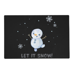 Snowman  placemat