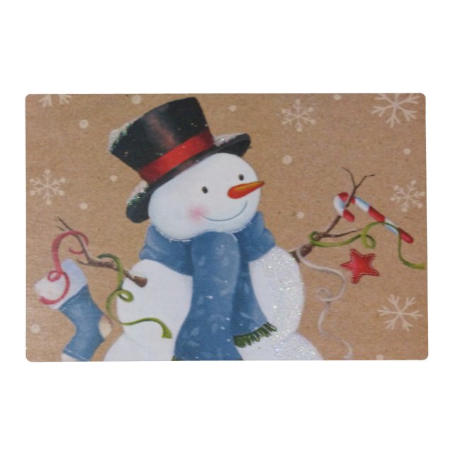 Snowman Placemat (Front)