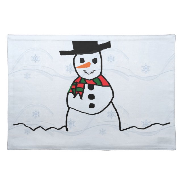 Snowman Placemat (Front)