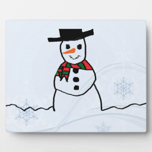 Snowman Plaque