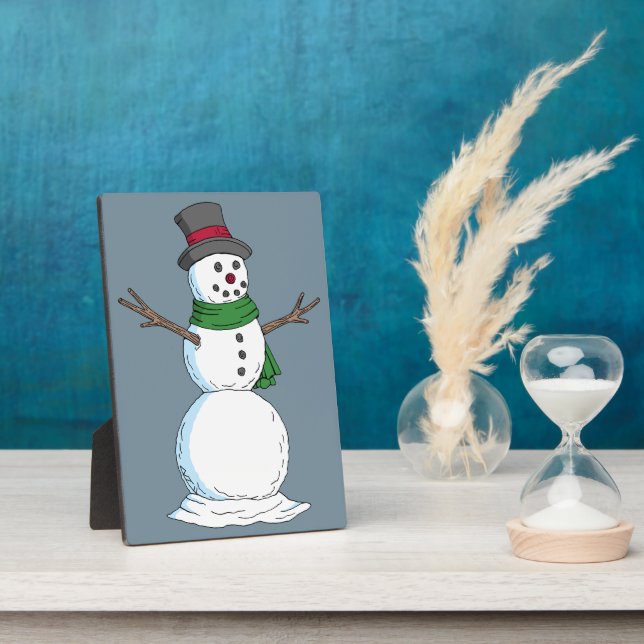 Snowman Plaque (Side)