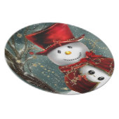 Snowman Plate (Right Side)