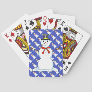 Snowman Playing Cards
