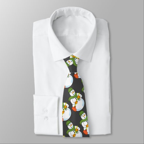 Snowman Plumber Neck Tie