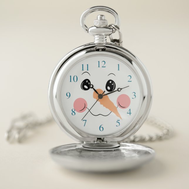 Snowman Pocket Watch (Inside)
