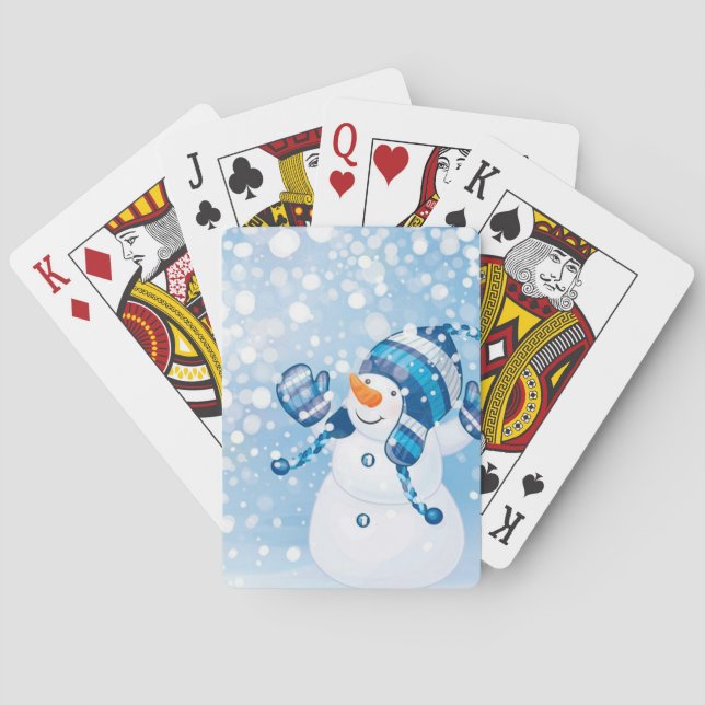 Snowman Poker Cards (Back)