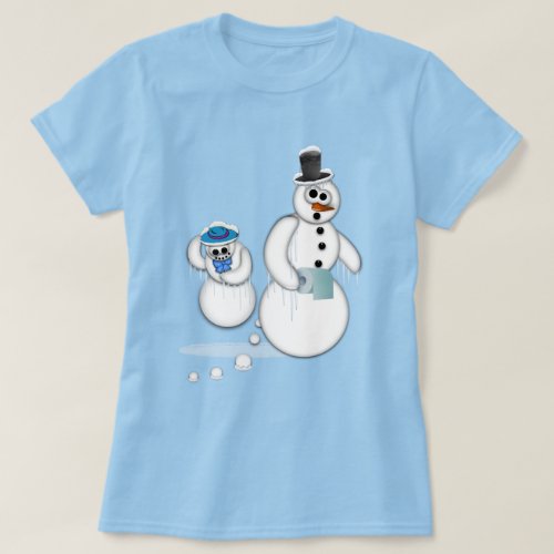 Snowman Poop T_Shirt