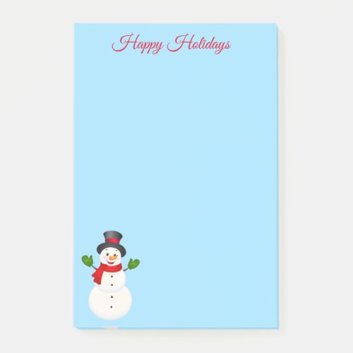 Snowman Post it Notes