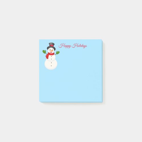 Snowman Post it Notes