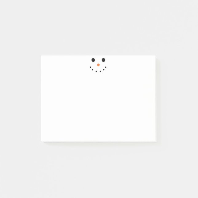 Snowman Post-it Notes (Front)