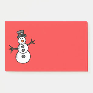 Snowman Post-it Notes