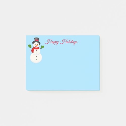 Snowman Post it Notes