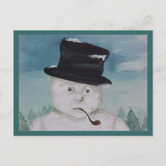 Snowman Postcard