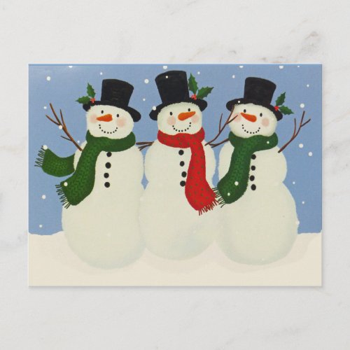 Snowman Postcard