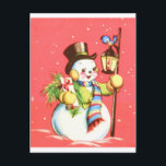 Snowman Postcard<br><div class="desc">WWW.LOOKCRAZY.COM</div>