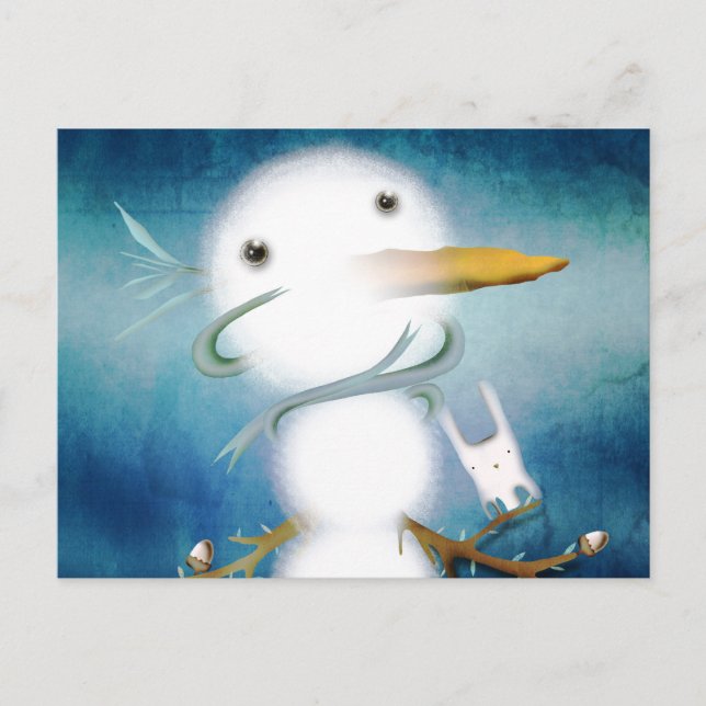 SNOWMAN POSTCARD (Front)