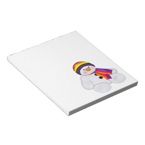 Snowman Pride Notepad