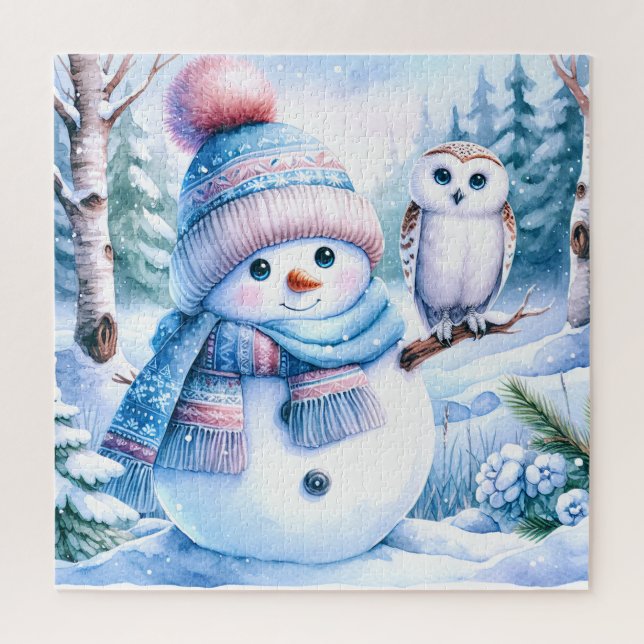 Snowman Puzzle (Vertical)