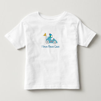 Snowman Race Car Driver Toddler T-shirt