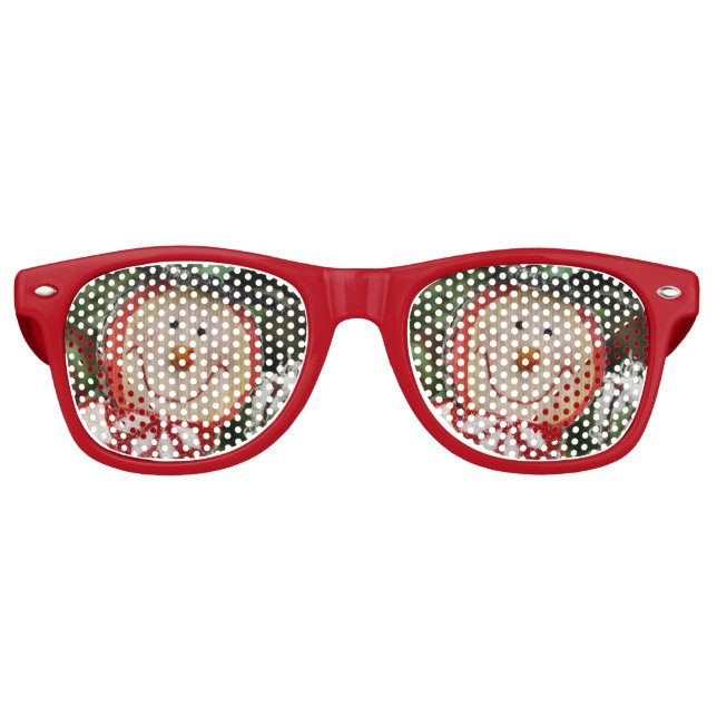 Snowman Retro Sunglasses (Front)