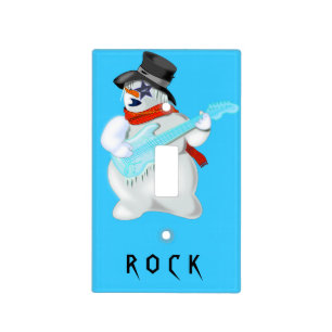 Snowman Rock Light Switch Cover Your Color