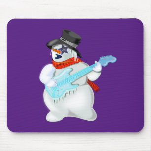Snowman Rock Mouse Pad