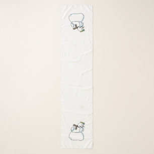 Snowman scarf 72"