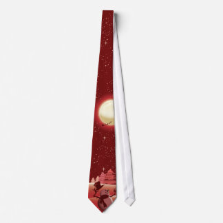 Snowman Scene Neck Tie