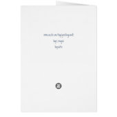 Snowman Sentimental Christmas Cards (Back)