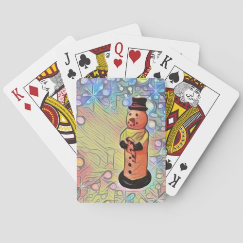 Snowman Series Playing Cards Poker _ Holiday_Pop