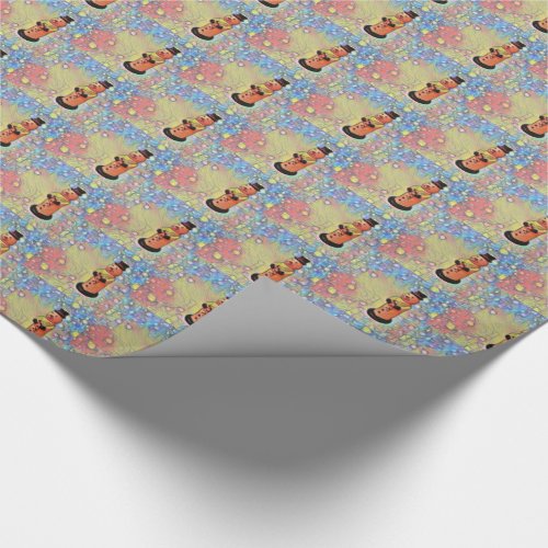 Snowman Series Wrapping Paper_ Holiday_Pop Glossy2 Wrapping Paper