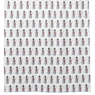 Snowman Shower Curtain