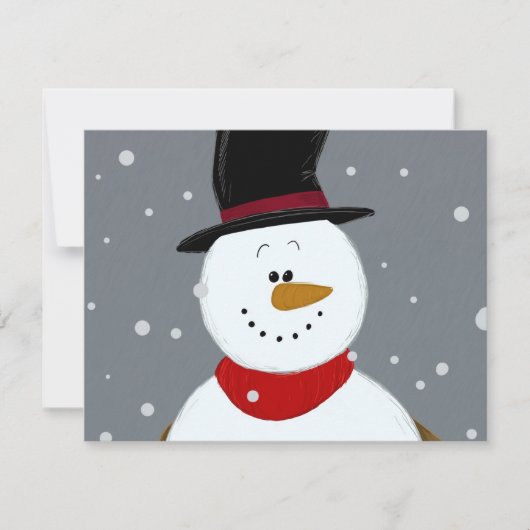 Snowman - Silver (Front)