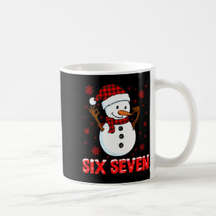 Snowman Six Seven Meme Slang 6 7 Funny 67 Christma Coffee Mug