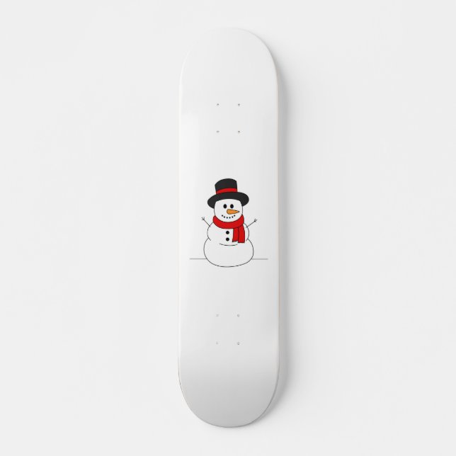 Snowman Skateboard (Front)