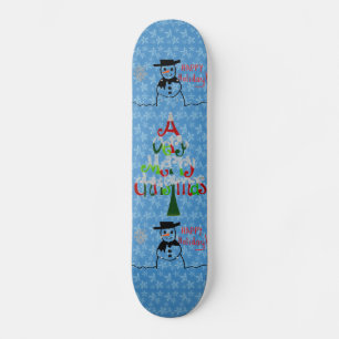 Snowman Skateboard Deck