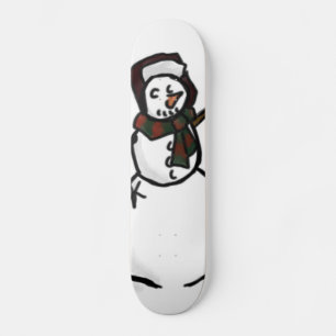 Snowman Skateboard Deck