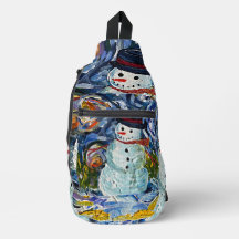 Snowman Sling Bag