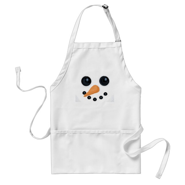 Snowman Smile Apron (Front)