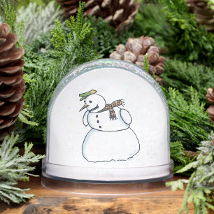Snowman snow globe