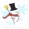 snowman snowflakes