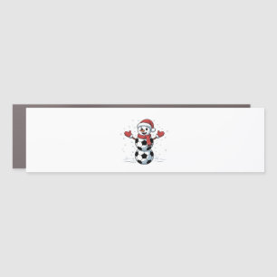 Snowman Soccer Christmas Santa Baseball Sport Car Magnet
