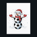 Snowman Soccer Christmas Santa Baseball Sport Holiday Postcard<br><div class="desc">soccer snowman xmas,  funny football snowman,  christmas 2025 soccer design,  sports themed holiday,  festive soccer balls,  xmas for football lovers,  christmas snowman graphic,  winter soccer fun,  christmas soccer humor,  holiday soccer style</div>