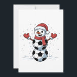 Snowman Soccer Christmas Santa Baseball Sport Invitation<br><div class="desc">soccer snowman xmas,  funny football snowman,  christmas 2025 soccer design,  sports themed holiday,  festive soccer balls,  xmas for football lovers,  christmas snowman graphic,  winter soccer fun,  christmas soccer humor,  holiday soccer style</div>