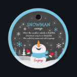 Snowman Soup Christmas Hot Chocolate Gift  Favor Tags<br><div class="desc">Snowman Soup Christmas Hot Chocolate Gift Favor Tags</div>
