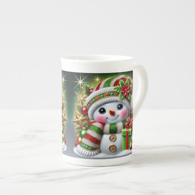 Snowman Specialty Mug (Front Right)