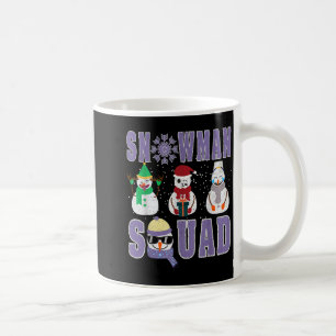 Snowman Squad Funny Family Matching, Teacher And S Coffee Mug