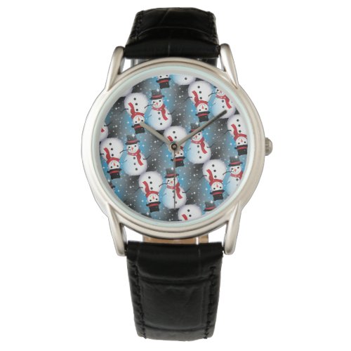 SnowmanStarry Blue Watch